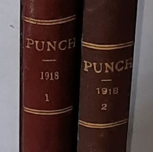 1918 Punch or The London Charivari Set